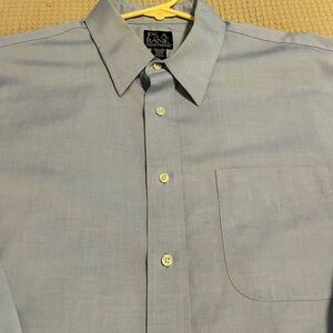 Jos. A. Bank Light Blue Button Down Shirt (XX-Large)